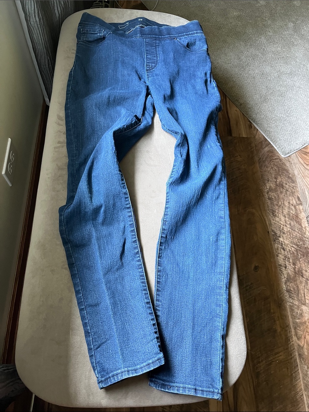 Levi's Dark Blue Stretch Pull Up Denim Jeans